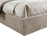 Adam - Chenille Fabric Bed With 52" Headboard