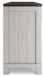 Darborn - XL TV Stand W/Fireplace Option - Gray / Brown