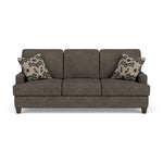 Moxy - Fabric Sofa, T-Shaped Seat Cushion, Straight Track Arms