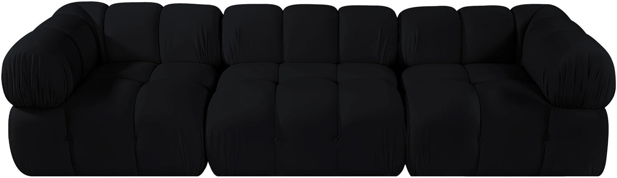 Orin - Velvet Performance Fabric Upholstered 3 Piece Modular Sofa