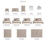 Silvia - Dresser - Pearl Silver
