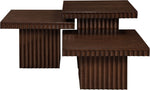Spencer - Oak Veneer 3 Piece Coffee Tabl