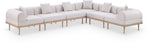 Laguna - 6 Piece 142" Outdoor Patio Modular Sectional