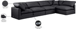 Indulge - Faux Leather 5 Piece Modular Sectional
