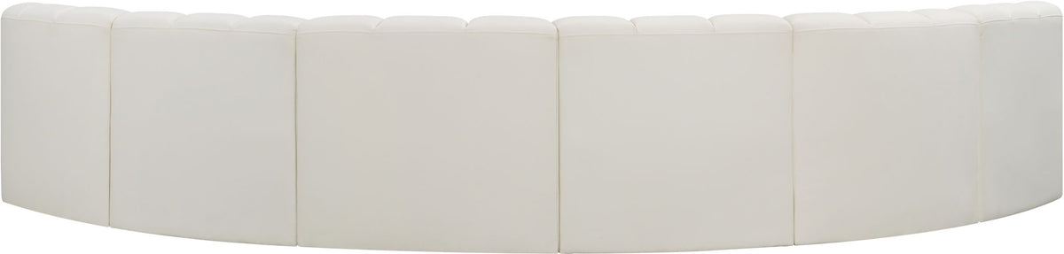 Arc - Faux Leather 6 Piece U-Shaped Modular Sofa