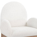 Waldorf - Boucle Dining Arm Chair With Natural Legs