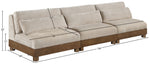 Turin - Chenille Fabric Upholstered Modular Sectional - Taupe