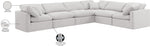 Indulge - Velvet 6 Piece Modular Corner Sectional