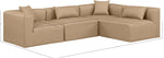 Cube - 4 Piece Modular Corner Sectional - Tan