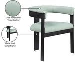 Romeo - Faux Leather Dining Chair With Black Base (Set of 2)