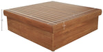 Mirella - Teak Wood Outdoor Patio Coffee Table - Natural