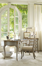 Home Office - Writing Desk 54" - Silver