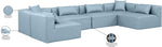 Cube - 6 Piece Modular Armless Sectional
