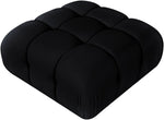 Orin - Velvet Performance Fabric Upholstered Modular Ottoman