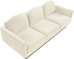 Diviento - Velvet Performance Fabric Upholstered Sofa