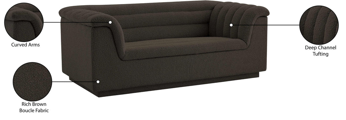 Cascade - Boucle Loveseat
