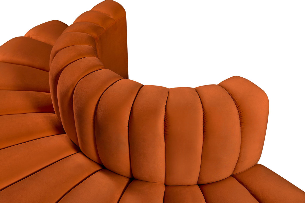 Arc - Velvet 4 Piece Modular Sofa