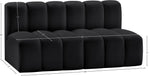 Arc - Faux Leather 2 Seats Modular Sofa