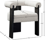 Barrel - Dining Chair - Black Legs