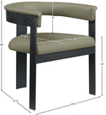 Romeo - Faux Leather Dining Chair With Black Base (Set of 2)