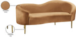 Ritz - Loveseat - Saddle