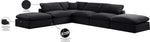 Comfy - 6 Piece Velvet Modular Sectional
