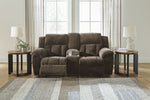 Frohn - Dbl Reclining Loveseat With Console
