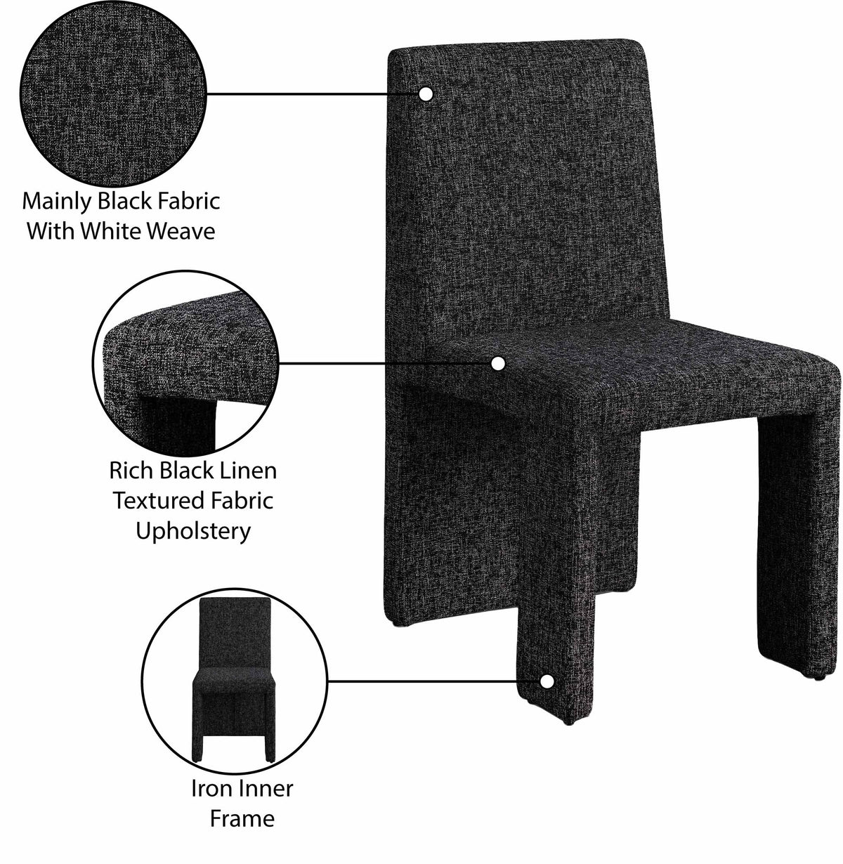 Benson - linen Dining Chair (Set of 2)