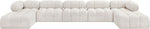 Ames - 7 Piece Fabric Modular U-Shaped Sectional