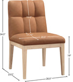 Adrian - Dining Side Chair (Set of 2) - Light Brown Legs