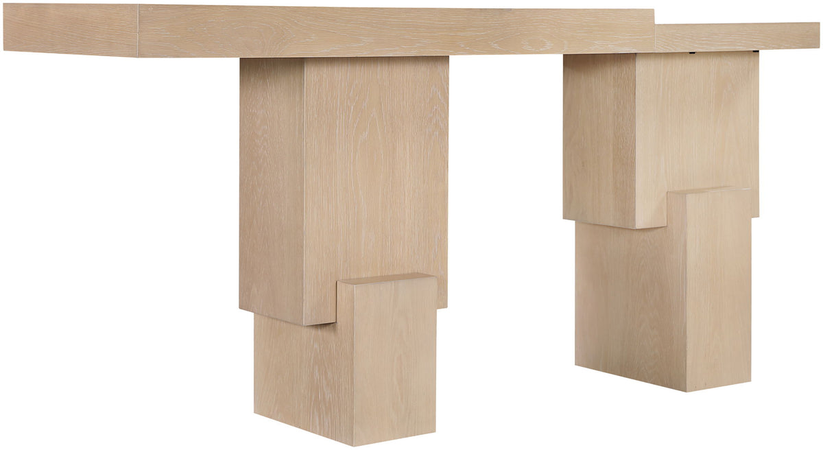 Anzio - Oak Veneer And Solid Wood Console Table