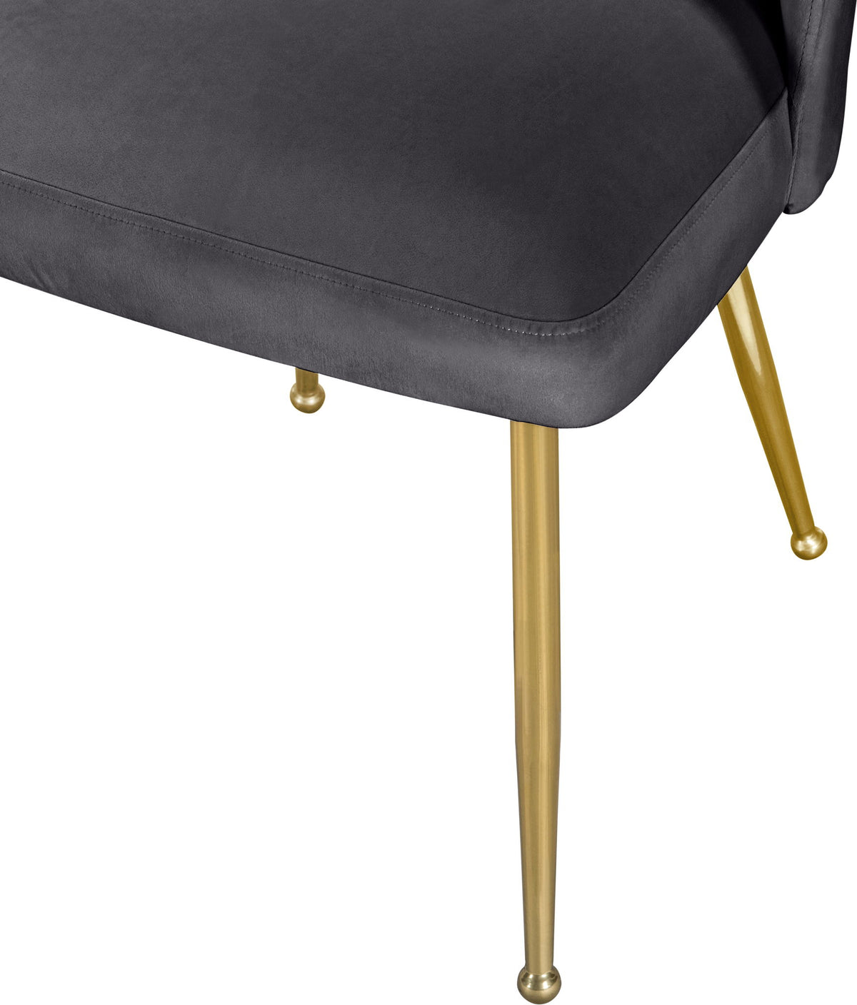 Logan - Dining Chair (Set of 2) - Gold Legs