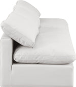 Indulge - Faux Leather 3 Seat Modular Armless Sofa