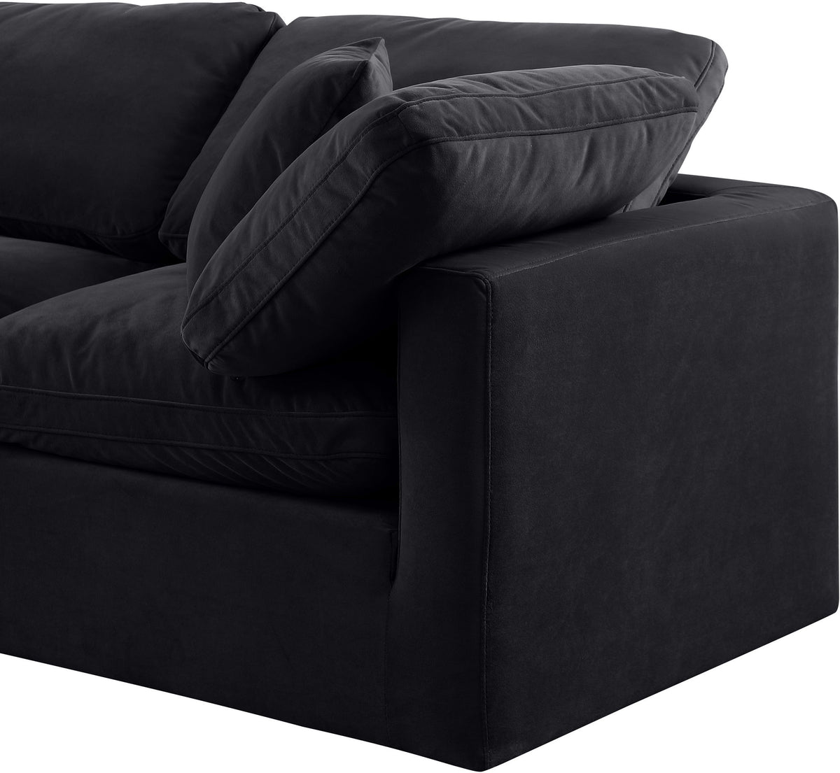 Indulge - Velvet 5 Piece Modular Sectional