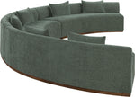 Avanti - Chenille Fabric Upholstered 3 Piece Modular Sectional