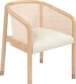 Sylvan - Vegan Leather Dining Chair (Set of 2) - Natural Frame