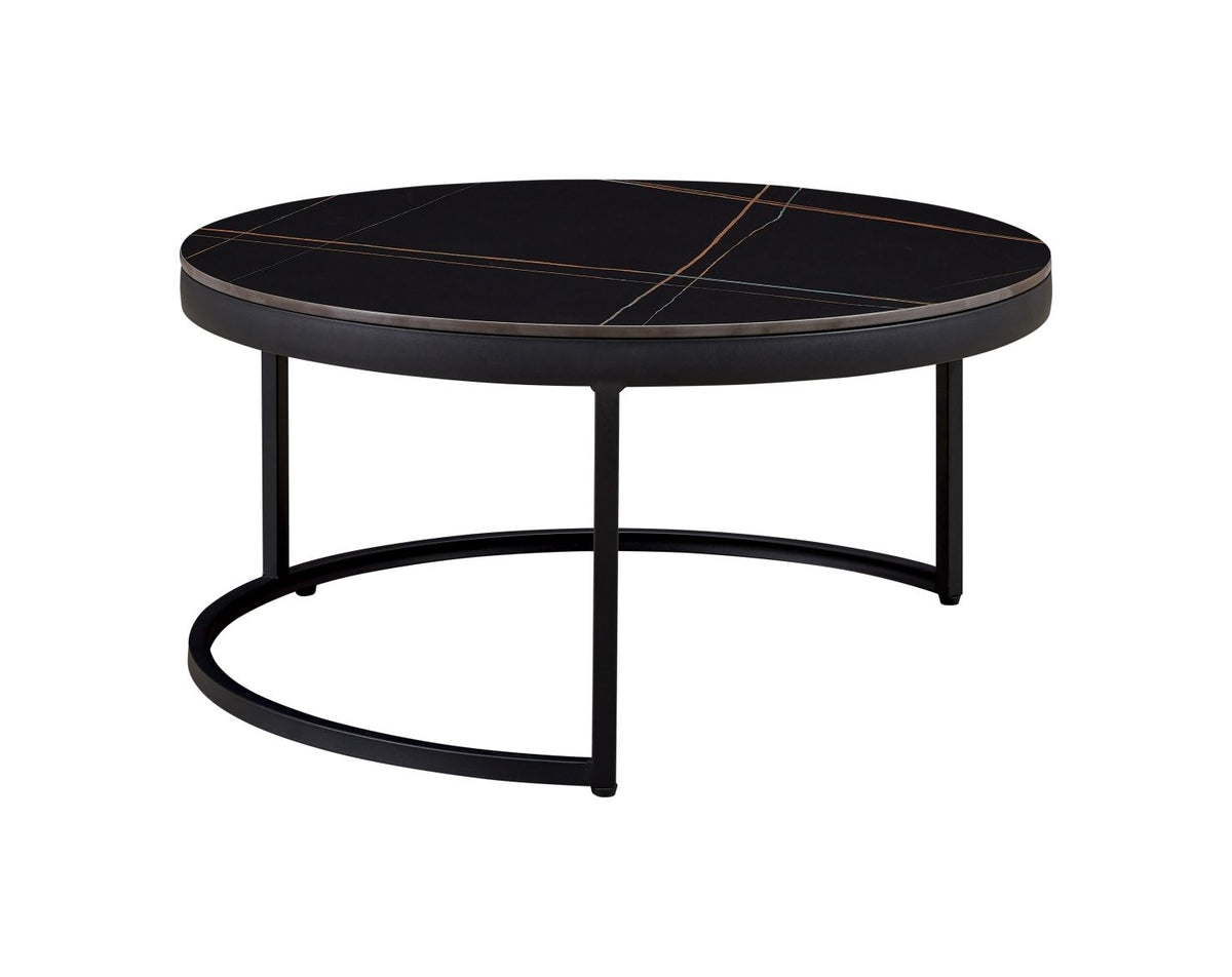 B038 - Coffee Table - White / Black
