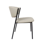 Manhattan Drift - Vegan Leather Metal Side Chair (Set of 4)