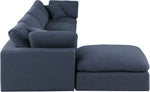 Comfy - 5 Piece Linen Modular Sectional With Chaise
