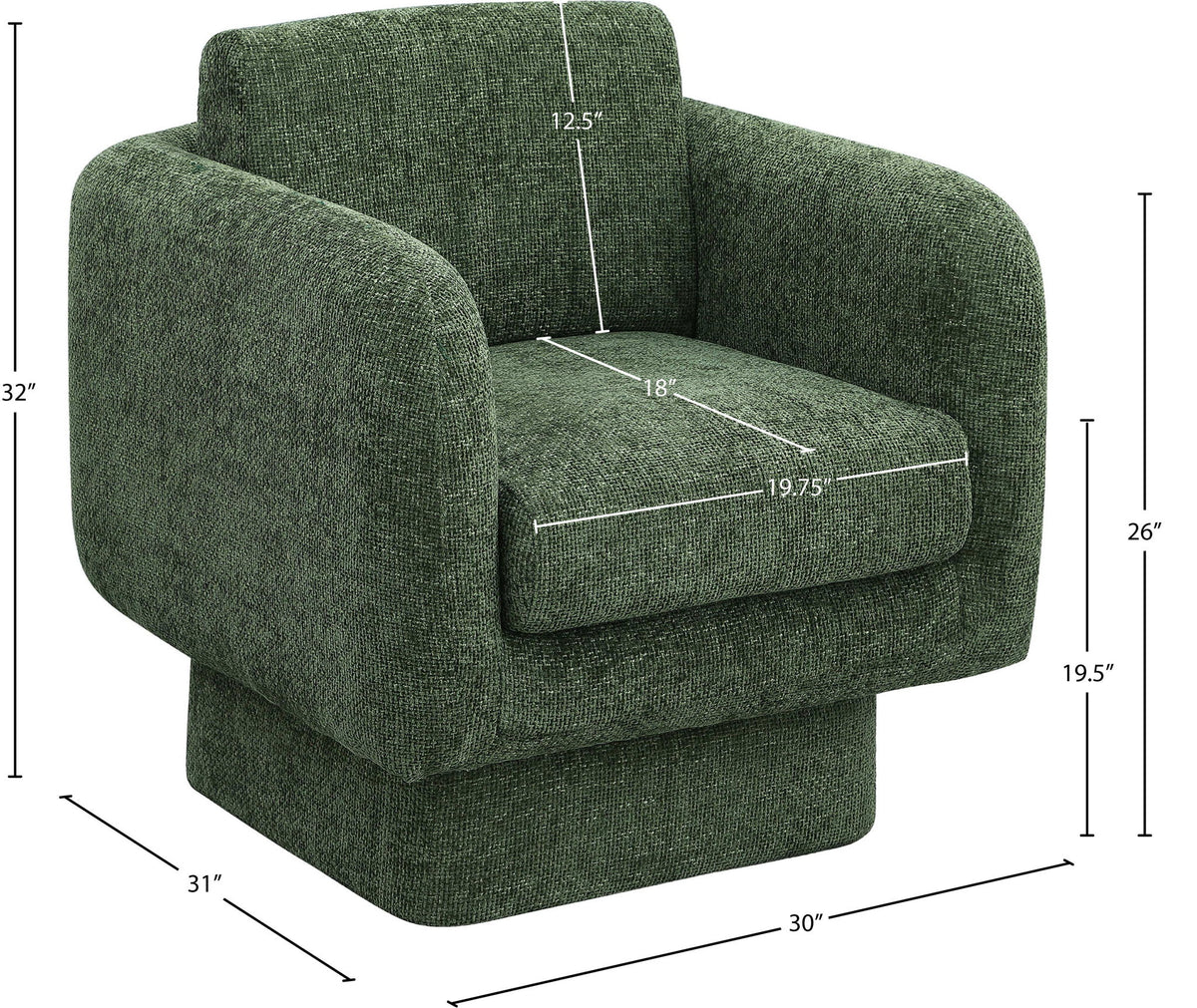 Alessandra - Swivel Accent Chair