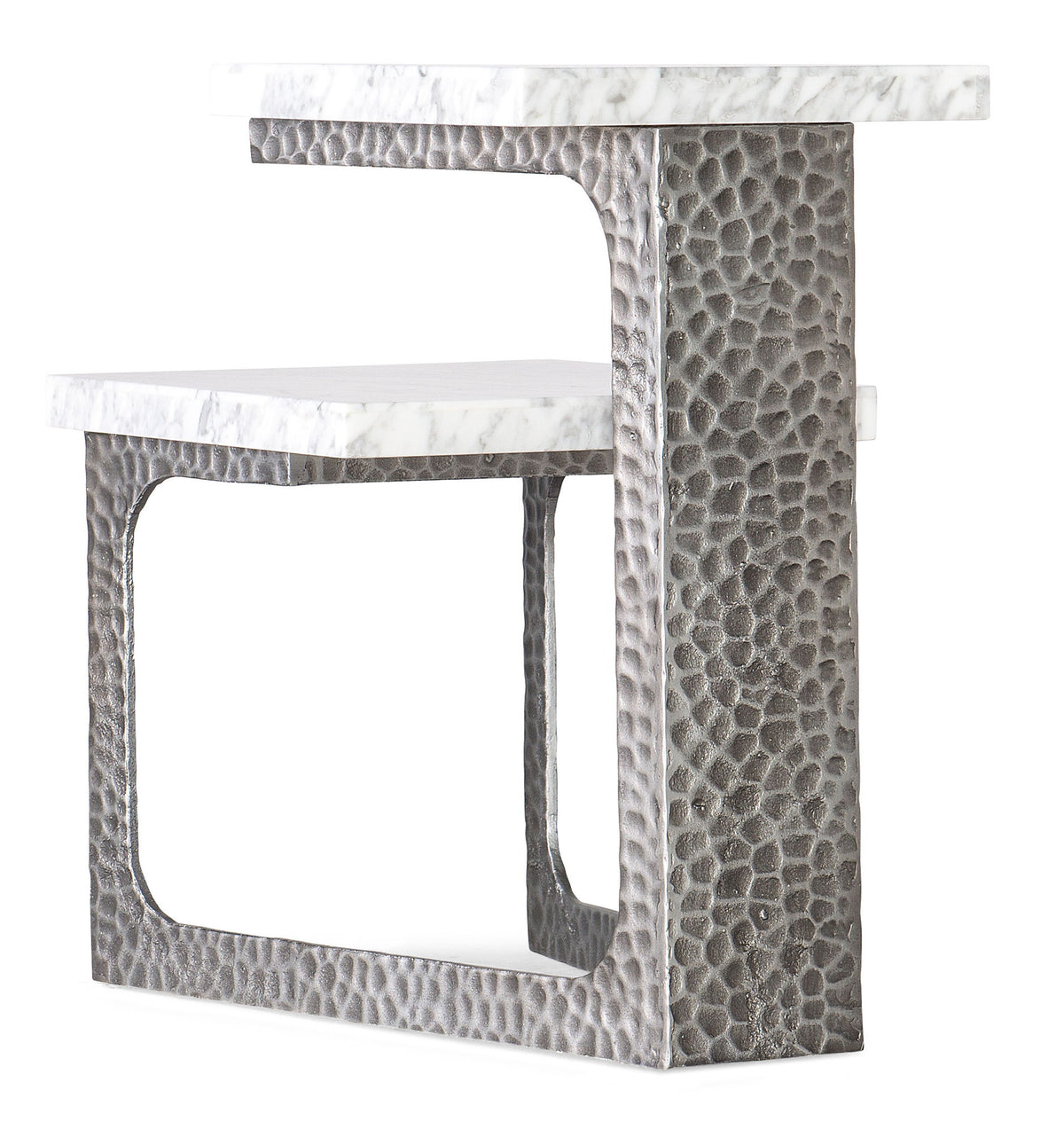 Melange - Georgie Side Table - Silver