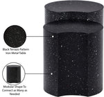 Dimple - Modular End Table - Terazzo Finish