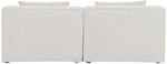 Cube - Linen Modular 2 Seat Armless Sofa