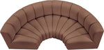 Arc - Faux Leather 4 Piece U-Shaped Modular Sofa