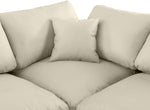 Comfy - 4 Piece Faux Leather Modular Sectional