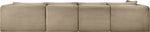Shaggy - Fabric 4 Piece Modular Sectional