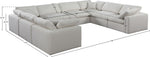 Comfy - 8 Piece Linen Modular Sectional