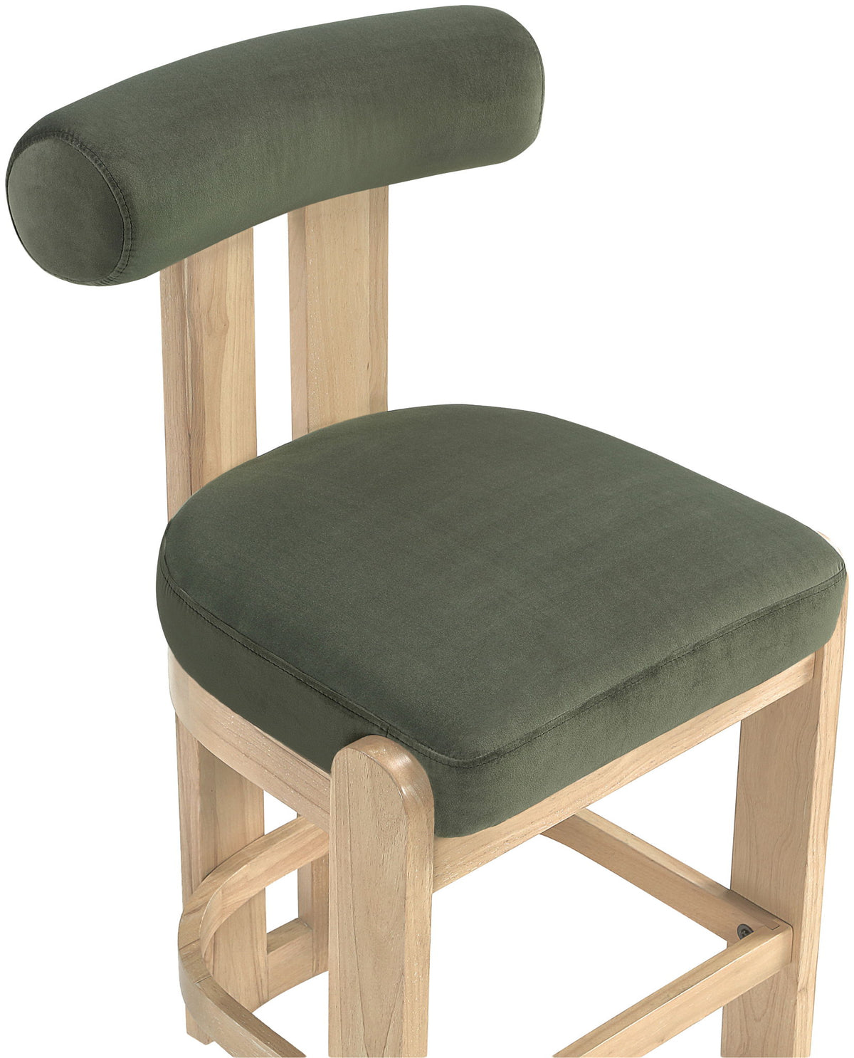 Arienzo - Velvet Performance Fabric Upholstered Counter Stool (Set of 2)