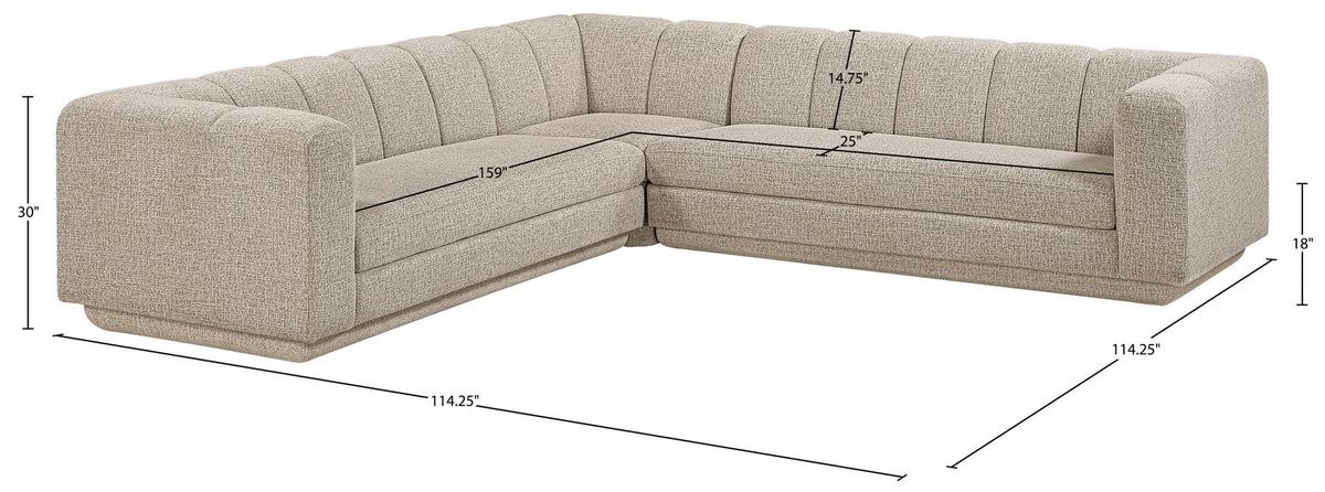 Modari - Sectional - Beige