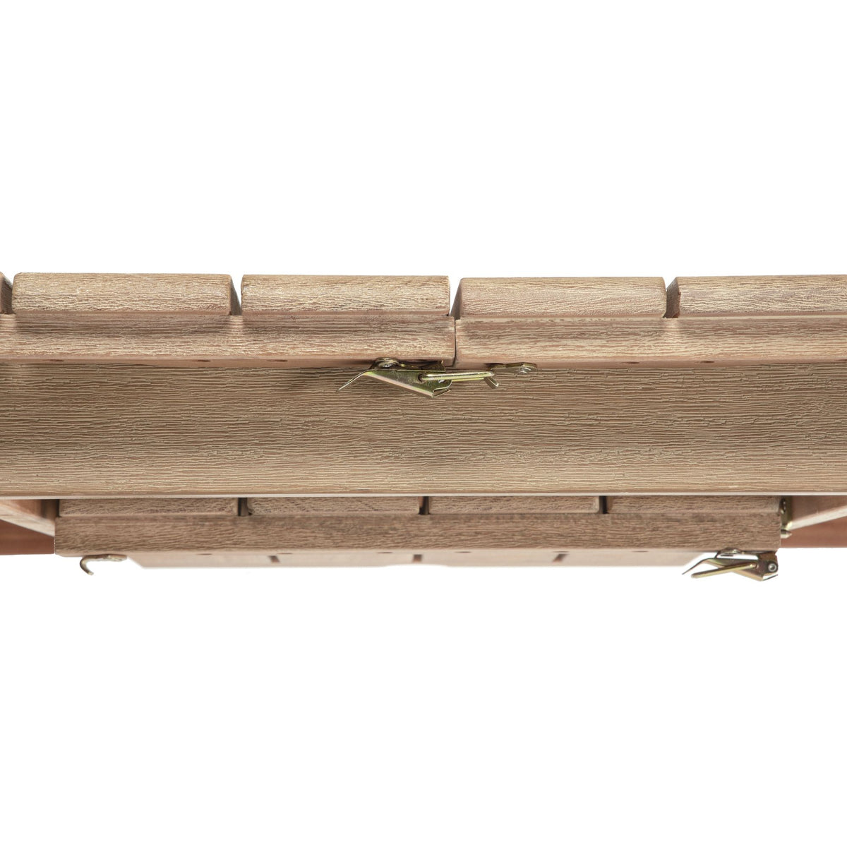 Balmor - 79" Rectangular Extendable Outdoor Dining Table, Seats 6 - Wire-Brushed Natural Eucalyptus